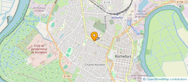 localisation de l'entreprise MADAME BARBARA PECHEUX  ROCHEFORT