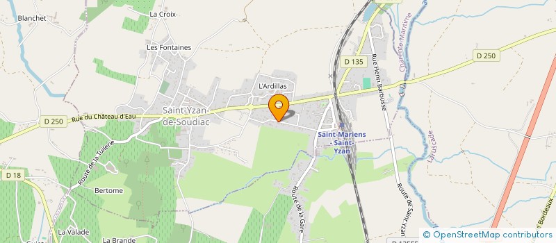 localisation de l'entreprise MADAME BARBARA PENNETEAU  SAINT-YZAN-DE-SOUDIAC