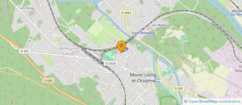 localisation de l'entreprise MADAME BARBARA PETRINI  MORET-LOING-ET-ORVANNE