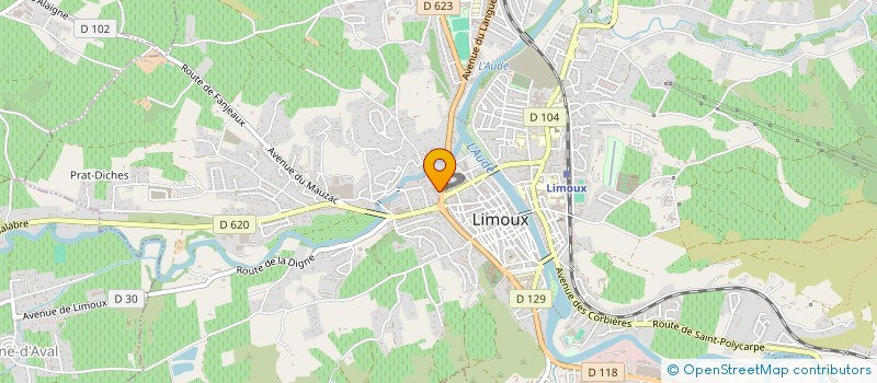 localisation de l'entreprise MADAME BARBARA PHILIPP à LIMOUX