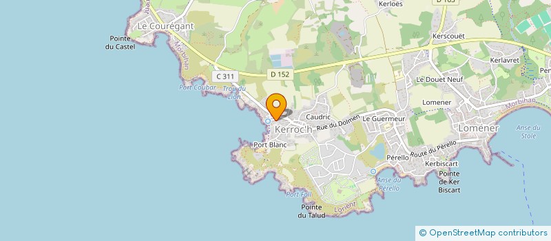 localisation de l'entreprise MADAME BARBARA PONCELET  PLOEMEUR