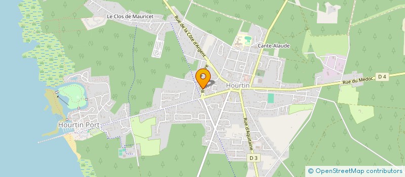 localisation de l'entreprise MADAME BARBARA POULAIN  LACANAU