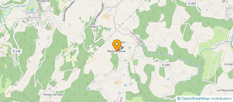 localisation de l'entreprise MADAME BARBARA PRAMAYON  LAMASTRE