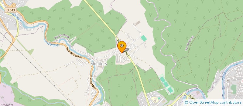 localisation de l'entreprise MADAME BARBARA PREVOST  MOUTIERS