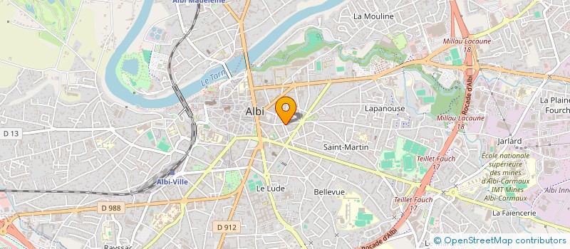 localisation de l'entreprise MADAME BARBARA PREVOST  ALBI