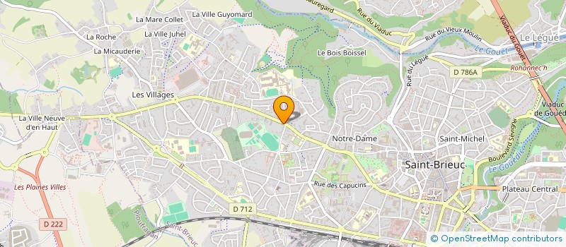 localisation de l'entreprise MADAME BARBARA PRIET à SAINT-BRIEUC