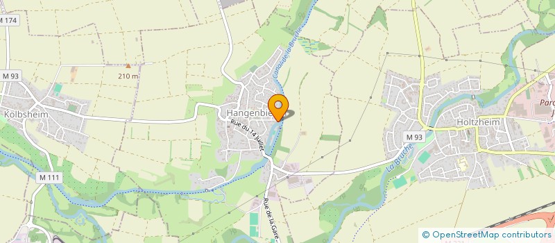 localisation de l'entreprise MADAME BARBARA PROKOPOWICZ  HANGENBIETEN