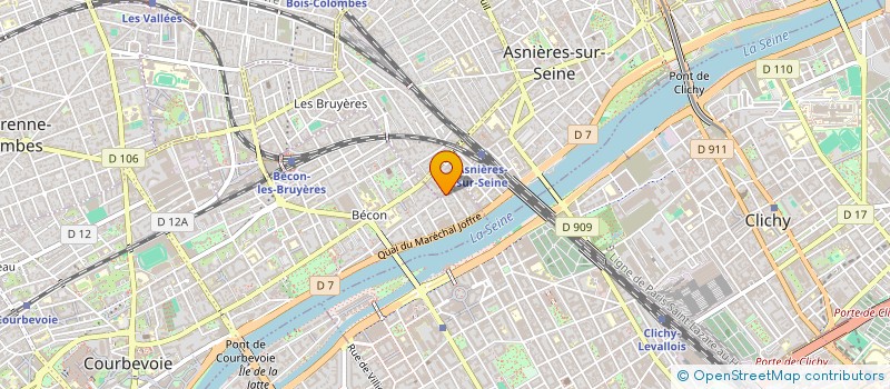 localisation de l'entreprise MADAME BARBARA RACCHELLI à ASNIERES-SUR-SEINE