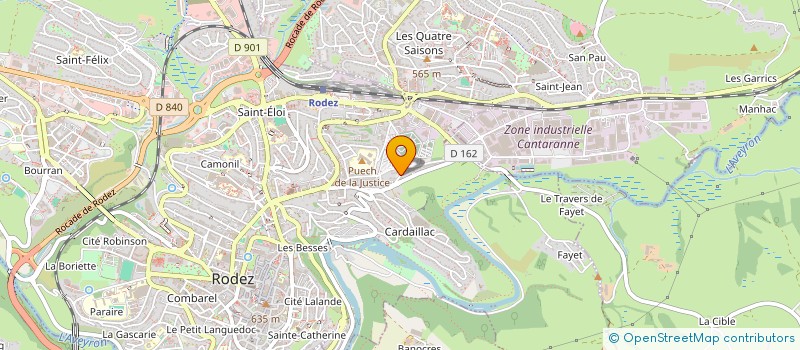 localisation de l'entreprise MADAME BARBARA RADICEVIC  ONET LE CHATEAU