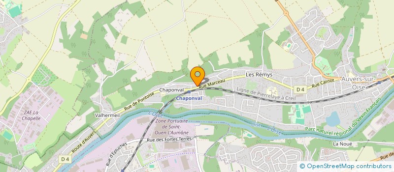 localisation de l'entreprise MADAME BARBARA REICHL  AUVERS-SUR-OISE