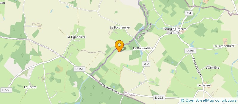 localisation de l'entreprise MADAME BARBARA RILEY à LIGNIERES-ORGERES