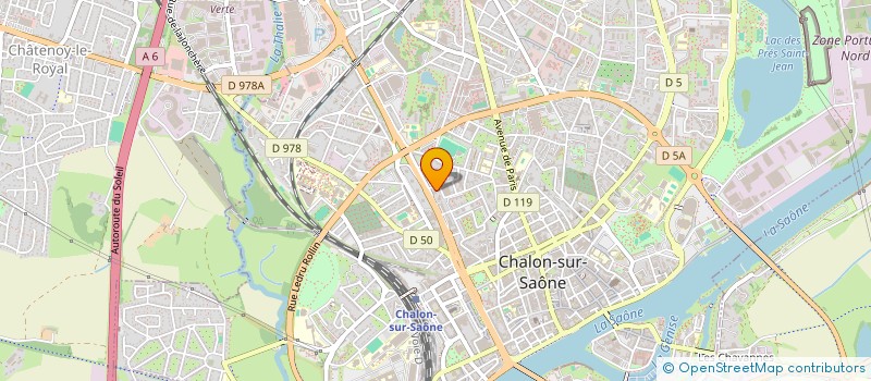 localisation de l'entreprise MADAME BARBARA RODOT  CHALON-SUR-SAONE