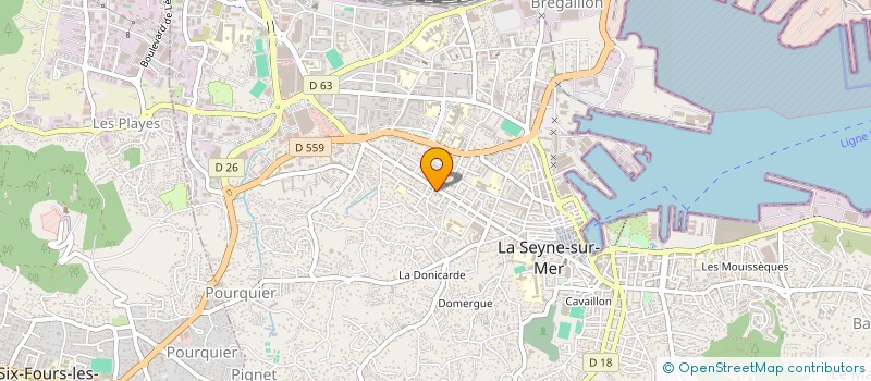 localisation de l'entreprise MADAME BARBARA RODRIGUEZ  OLLIOULES