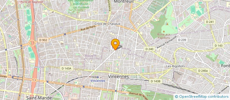 localisation de l'entreprise MADAME BARBARA ROSE à VINCENNES