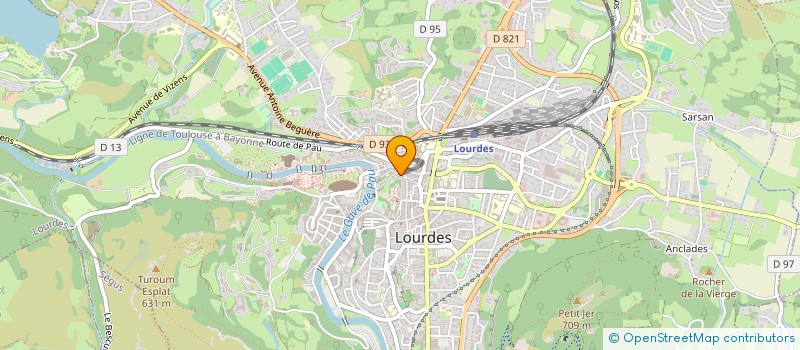 localisation de l'entreprise MADAME BARBARA RUGGIERO  LOURDES