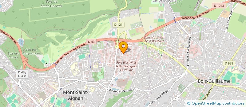 localisation de l'entreprise MADAME BARBARA SAINT-SANS à MONT-SAINT-AIGNAN