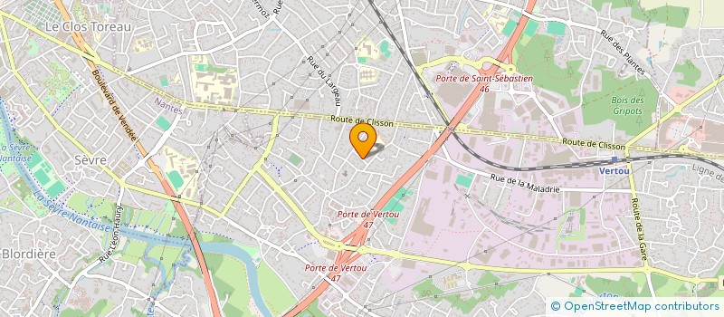 localisation de l'entreprise MADAME BARBARA SCHEUERMAN  VERTOU