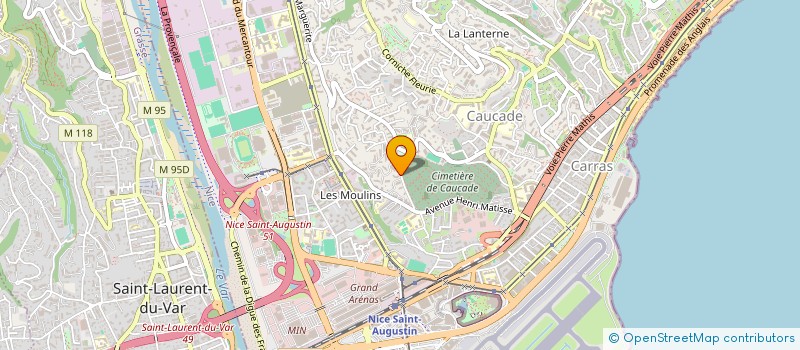 localisation de l'entreprise MADAME BARBARA SERVAIN à NICE