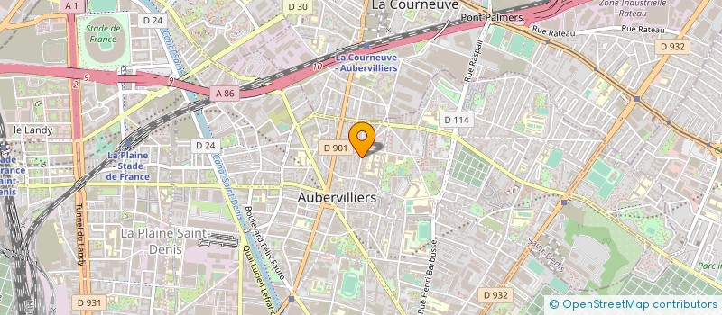 localisation de l'entreprise MADAME BARBARA SIEGEL à AUBERVILLIERS