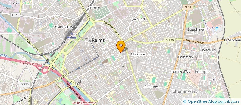 localisation de l'entreprise MADAME BARBARA SIMON  REIMS
