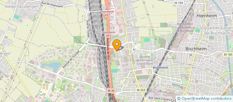 localisation de l'entreprise MADAME BARBARA SIMONYAN  BISCHHEIM