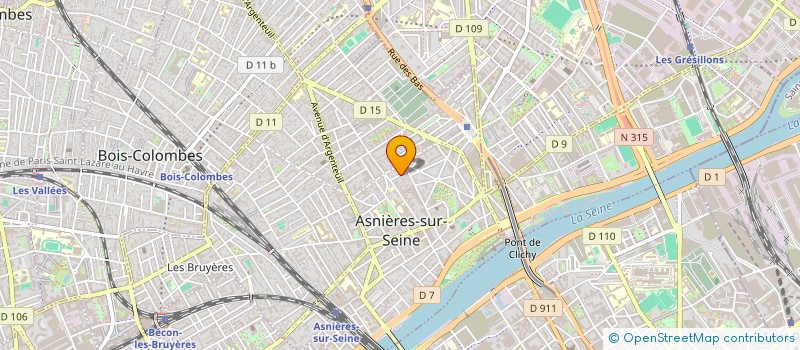 localisation de l'entreprise MADAME BARBARA SINI  ASNIERES-SUR-SEINE