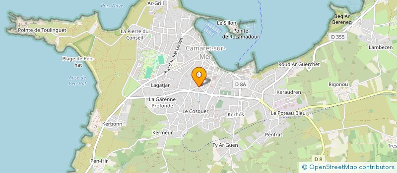 localisation de l'entreprise MADAME BARBARA SMITH à CAMARET-SUR-MER