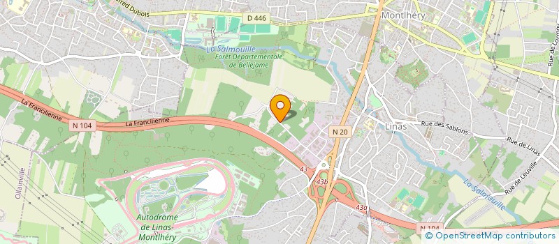 localisation de l'entreprise MADAME BARBARA STEPHAN  LINAS