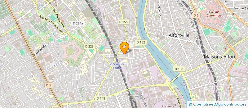 localisation de l'entreprise MADAME BARBARA STETTLER  VITRY-SUR-SEINE