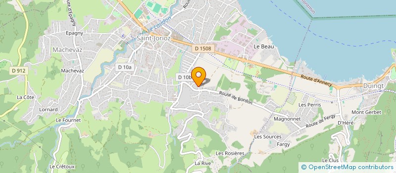 localisation de l'entreprise MADAME BARBARA STORTZ à SAINT-JORIOZ
