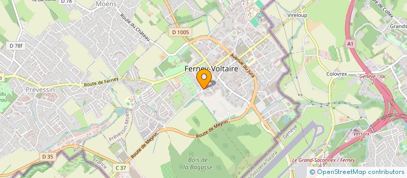 localisation de l'entreprise MADAME BARBARA STRUBIN à FERNEY-VOLTAIRE