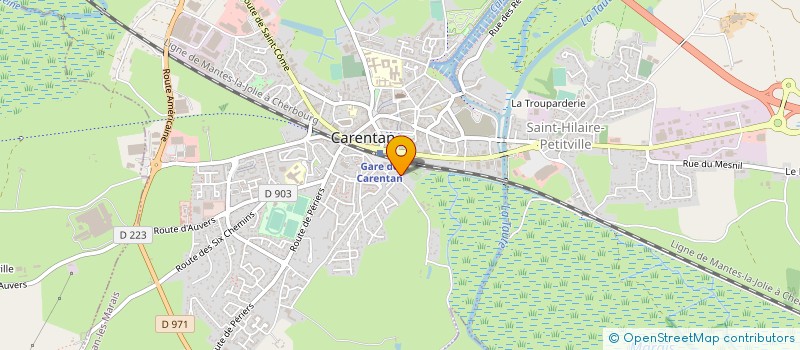 localisation de l'entreprise MADAME BARBARA TOUFFET  CARENTAN-LES-MARAIS