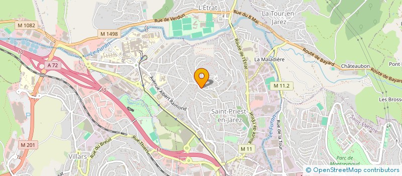 localisation de l'entreprise MADAME BARBARA TRIBOULET à SAINT-PRIEST-EN-JAREZ