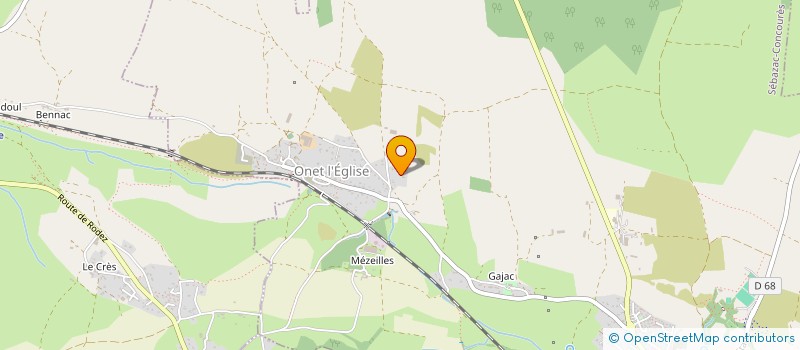 localisation de l'entreprise MADAME BARBARA VALETTE  SEBAZAC-CONCOURES