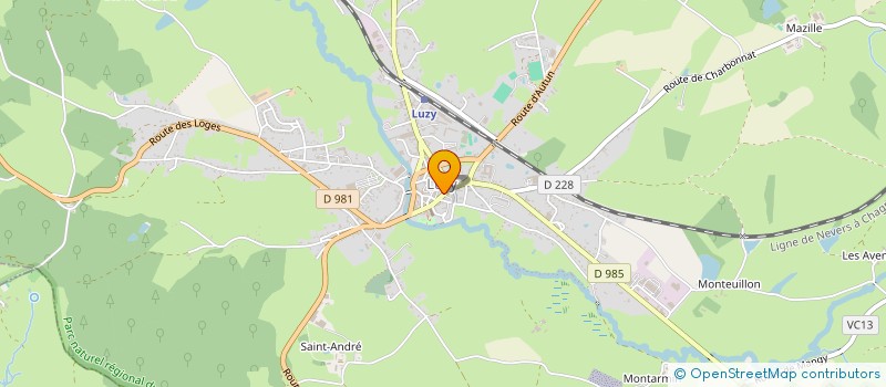 localisation de l'entreprise MADAME BARBARA VAN DER POEL  LUZY