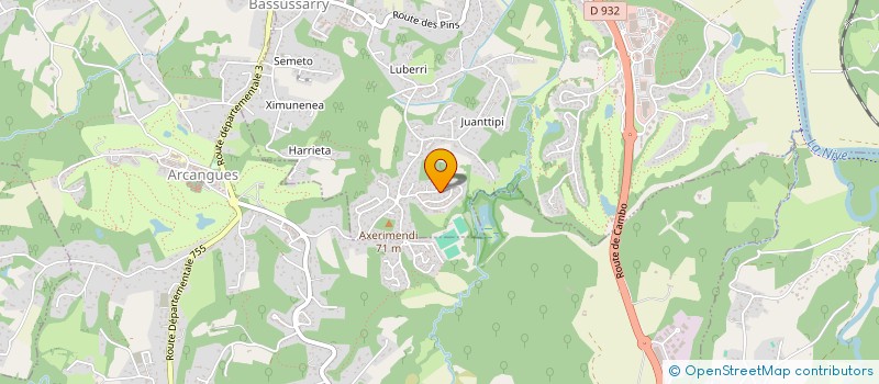 localisation de l'entreprise MADAME BARBARA VAQUERO  BASSUSSARRY