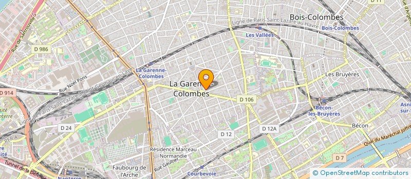localisation de l'entreprise MADAME BARBARA VAZ à LA GARENNE-COLOMBES