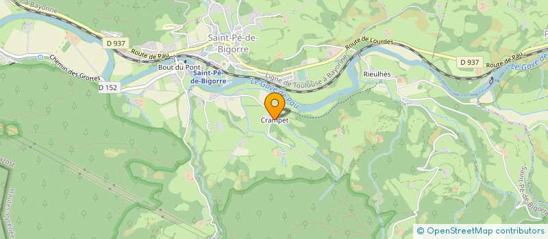 localisation de l'entreprise MADAME BARBARA VERHAEGHE  SAINT-PE-DE-BIGORRE