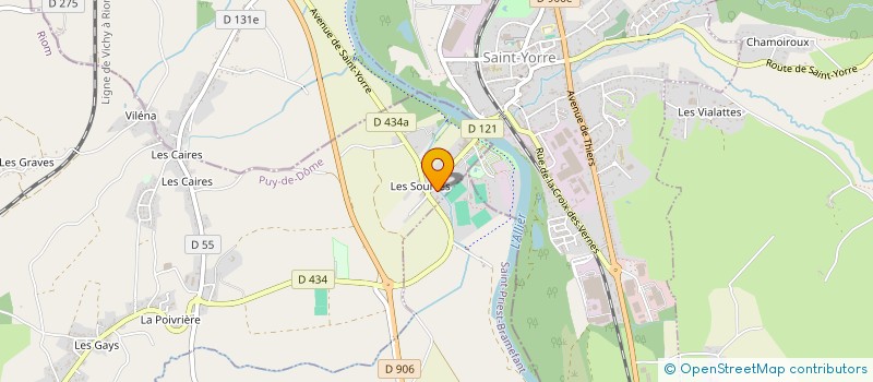 localisation de l'entreprise MADAME BARBARA VILMEN  SAINT-SYLVESTRE-PRAGOULIN