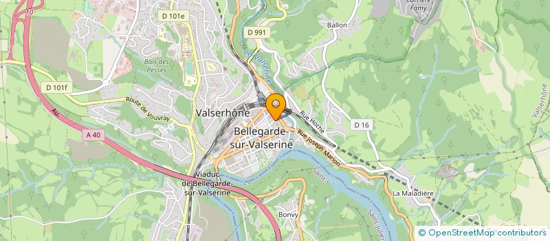 localisation de l'entreprise MADAME BARBARA VUAILLAT  VALSERHONE