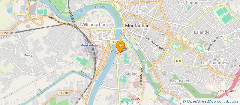 localisation de l'entreprise MADAME BARBARA WEGLARZ  MONTAUBAN