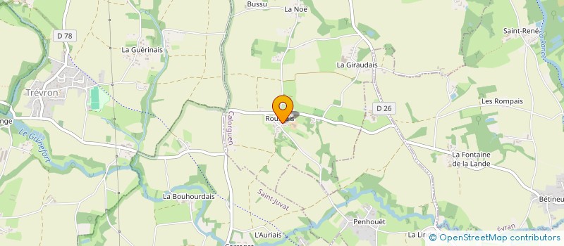 localisation de l'entreprise MADAME BARBARA WENTZEL  CALORGUEN