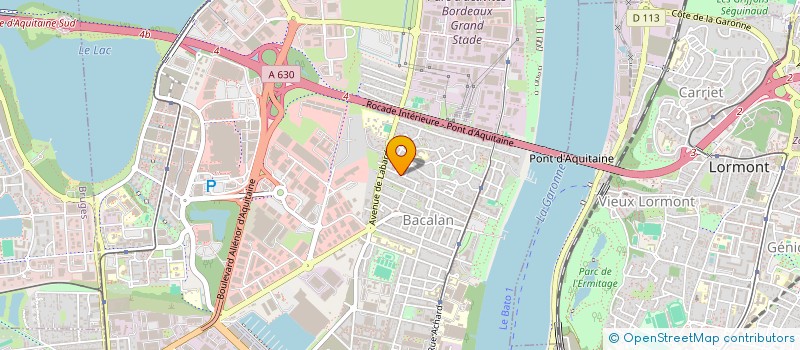 localisation de l'entreprise MADAME BARBARA YATCHINOVSKY  BORDEAUX