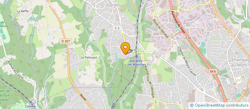 localisation de l'entreprise MADAME BARBARA ZABLEWSKA  DARDILLY