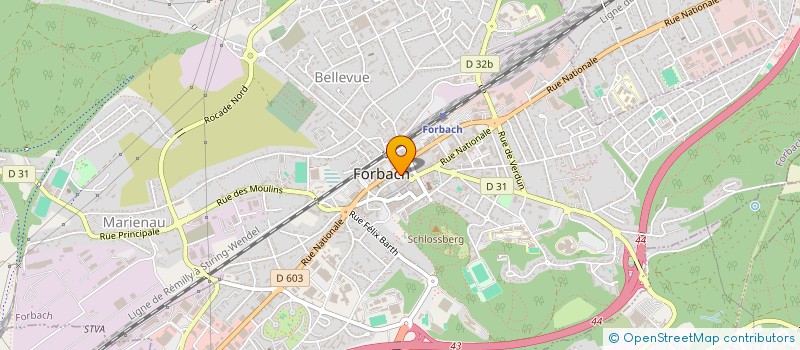 localisation de l'entreprise MADAME BARBARA ZUBILLER  FOLKLING