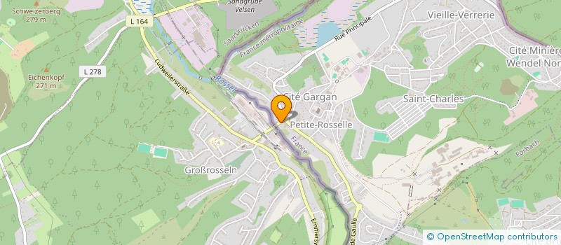 localisation de l'entreprise MADAME BARBE KAUTENBURGER  PETITE-ROSSELLE