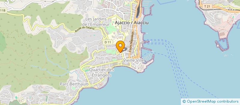 localisation de l'entreprise MADAME BARBEL CHRUPALLA à AJACCIO