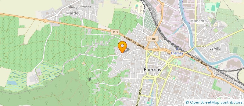 localisation de l'entreprise MADAME BARBIER THEVENET  EPERNAY