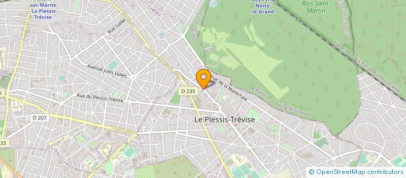 localisation de l'entreprise MADAME BAREK BEN M à LE PLESSIS-TREVISE