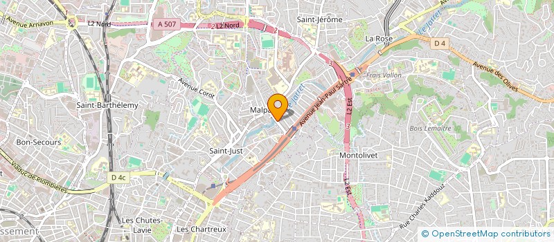 localisation de l'entreprise MADAME BARIA BARIA ISMAEL  MARSEILLE